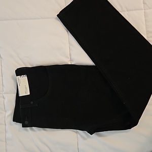 NWT Arizona mens black jeans Flex skinny fit 36x29